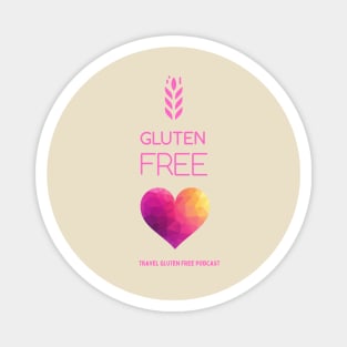 Gluten Free Heart Magnet
